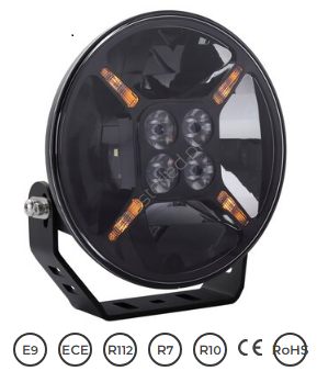 9-inch 120W 12200 Lm LED Driving Light with Dual Position Light ...