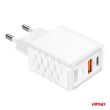 Ładowarka sieciowa Quick Charge GaN 38W USB-A + USB-C AMIO-04287 - 4