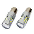 Żarówki LED CANBUS 3030 24SMD BA15S P21W White 12V 24V AMIO-01445 - 2