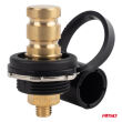 Złącze zasilania akumulatora czarne minus z zaślepką 3/8 M10 12V 24V 48V 250A AMIO-03813 - 3