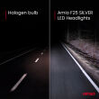 Żarówki samochodowe LED F25 SILVER FULL CANBUS 58W H4 H19 12V 24V AMIO-04703 - 3