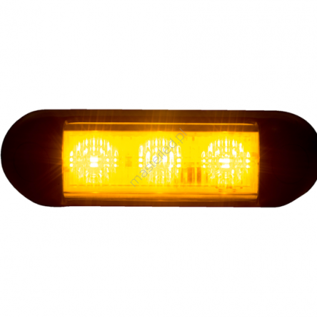 Lampa ostrzegawcza LED LDO 2675 pomarańczowa