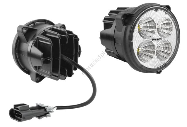 CRC6H.58422 Lampa robocza z diodami LED, przewodem i złączem Delphi ...
