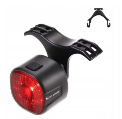 Lampka Oświetlenie Tylne Do Roweru Pod Siodełko Akumulator USB-C 6 Trybów