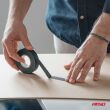 Taśma izolacyjna PET tkaninowa parciana gładka 25m x 19mm x 0.14mm AMIO-04854 - 2