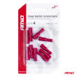 Konektory izolowane żeńskie okrągłe walcowe 4mm 0.5-1.5mm2 10A 10 szt. AMIO-03072 - 4