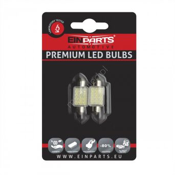 EPL56 C5W C10W 36mm LED 27SMD 3014 3D LENS CAN