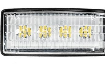 Lampa robocza LED, 20W, rozproszona, prostokątna, CISPR Claas 4, do John Deere