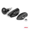 Kulka gałka na kierownicę łamana czarna AMIO-04973 - 7