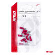 Konektory izolowane żeńskie płaskie 3.8mm 0.5-1.5mm2 10A 10 szt. AMIO-03060 - 4