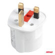 Zestaw adapterów podróżnych z bezpiecznikiem EU UK 13A 250V 10szt. AMIO-04858 - 2
