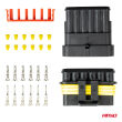 Kostka wtyk złącze hermetyczne superseal 6 PIN AMIO-03522 - 3