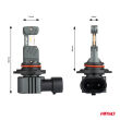 Żarówki samochodowe LED seria HYBRID HB3 HIR1 H10 6000K Canbus 60W AMIO-04117 - 4