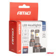 Żarówki samochodowe LED seria HYBRID HB3 HIR1 H10 6000K Canbus 60W AMIO-04117 - 5
