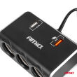 Rozdzielacz gniazda zapalniczki z ładowarką 2x USB-A QC3.0 12V 24V 120W 80cm AMIO-04364 - 6