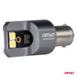 Żarówki LED FULL CANBUS PRO T4W BA9S 4x3030 SMD White 12V 24V AMIO-03582 - 3