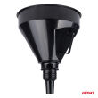 Lejek elastyczny czarny uniwersalny z sitkiem do paliwa cieczy wody 13,5 cm AMIO-04036 - 4