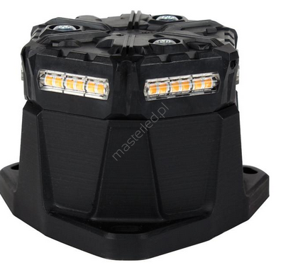 S.171050 LED Lampa błyskowa MICRO BRIGHT Mocowanie na śrubę 12V Pomarańczowy