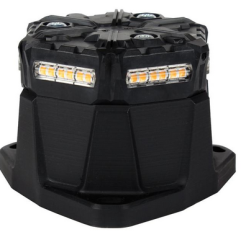 S.171050 LED Lampa błyskowa MICRO BRIGHT Mocowanie na śrubę 12V Pomarańczowy