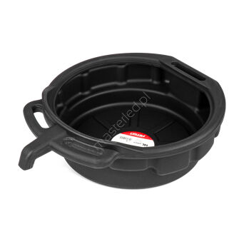 Miska z lejkiem do zlewania oleju spuszczania płynów cieczy zlewarka 10L 50cm AMIO-04052